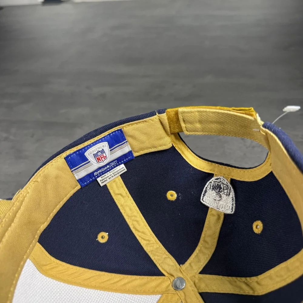 Reebok St. Louis Rams NFL Equipment Hat Cap Gold Blue‎ Kids Football